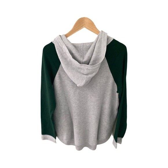 Evolution by Cyrus Women's Gray Rib Knit Pullover Hoodie Top NWT Size XL - Picture 2 of 5